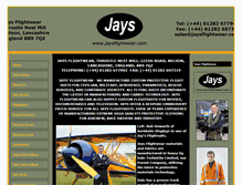 Tablet Screenshot of jaysflightwear.co.uk