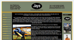 Desktop Screenshot of jaysflightwear.com